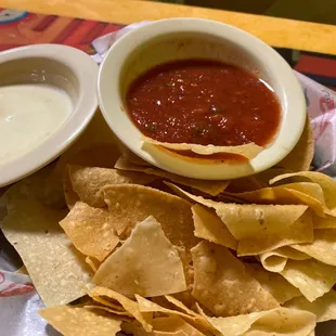 Chips, Queso &amp; Salsa