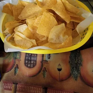The chips were tasty.