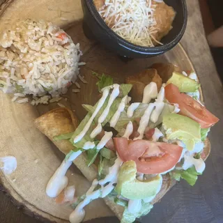 flautas de pollo
