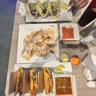 Nachos and tacos