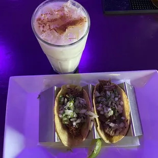 Horchata &amp; Street tacos