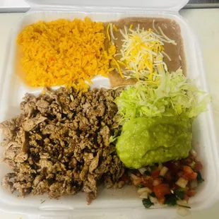 Carne asada Plate