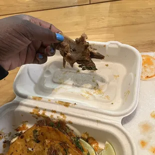 Tough steak that's not the beef they use in birria tacos