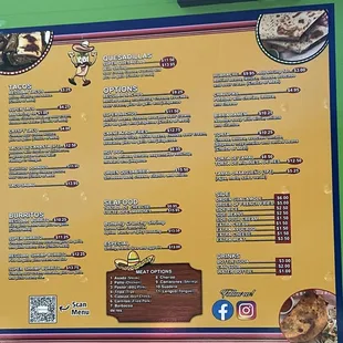 Updated menu 5/27/24