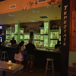 Mezcal/tequila selection