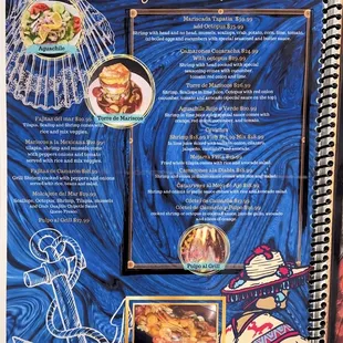 the menu