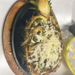 Pineapple fajita, that&apos;s what I call it, had food for 2 days.