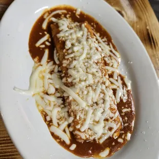 Cheese enchilada