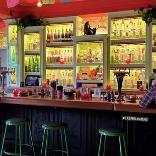 Mezcal and tequila selection