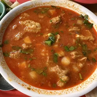 This is the small bowl of Menudo