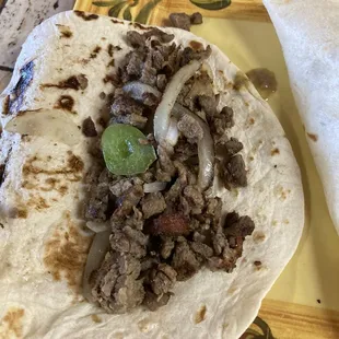 Asada taco