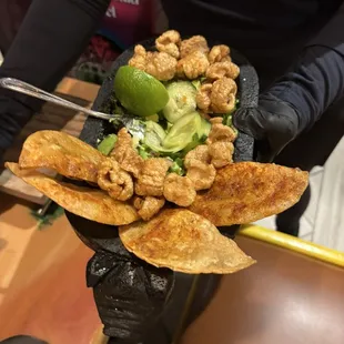 Guacamole dish