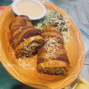 Bacon Wrapped Burrito