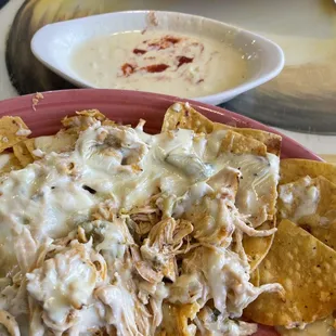 a plate of food on a table