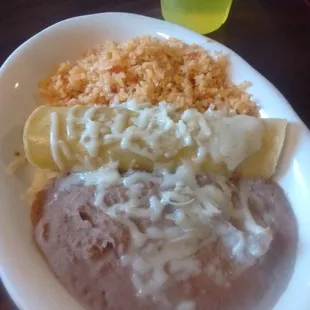 Kid meal enchilada