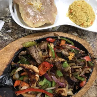 Mixed fajitas