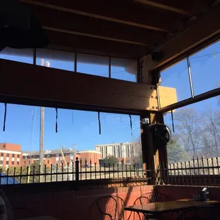 Out doors seating area