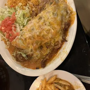 Tamale n relleno combo plate