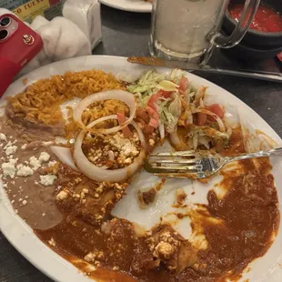 Enchiladas de mole