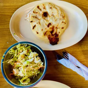 bean and cheese papusa