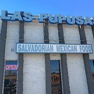 the front of the restaurant