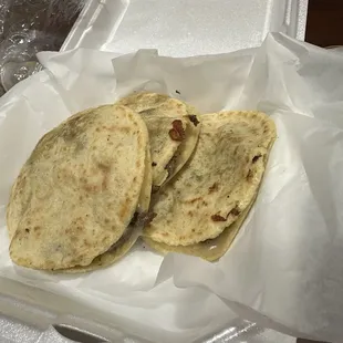 Carne Asada Gorditas to go.