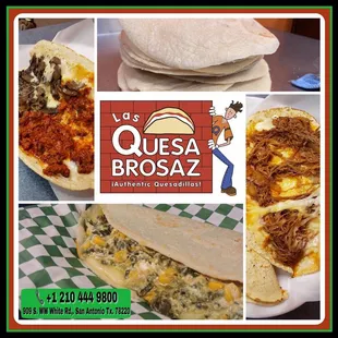 a variety of food items