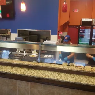 interior, sushi and sashimi