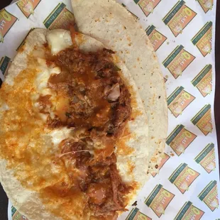 Chicharron with queso