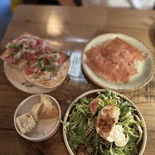 Beef Carpaccio, Ibérico shaved name and siano burrata