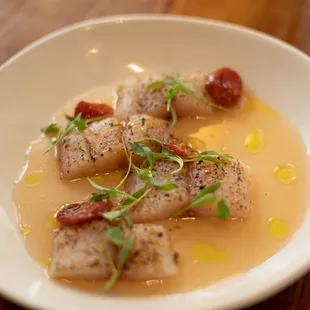 a plate of food on a table