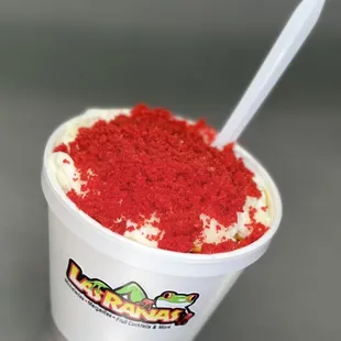 Hot cheeto elote