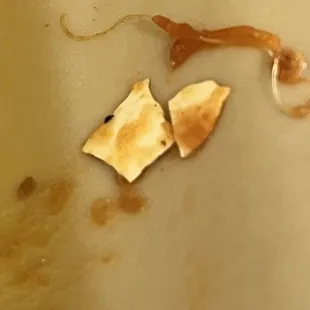 Egg shells and hair found in my meal.