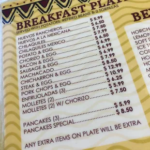 Breakfast Plates