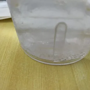 Dirt and dust in the cup