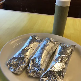 Tacos &amp; Green Salsa