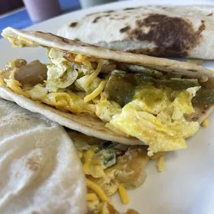 Potato Egg &amp; Cheese Taco