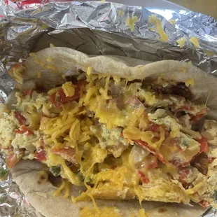 Best Chilaquiles Tacos in town!