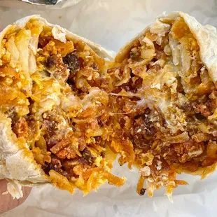 Breakfast Burrito (Chorizo).