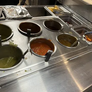 Salsa bar