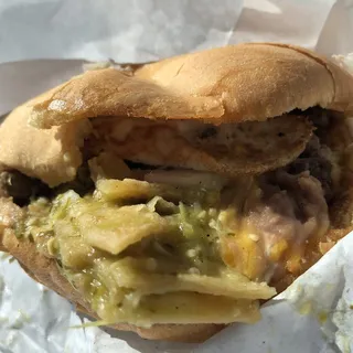 Breakfast Torta de Chilaquiles