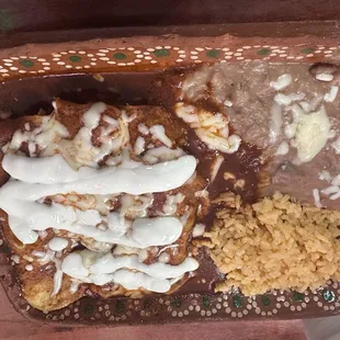 Red Enchiladas Chicken
