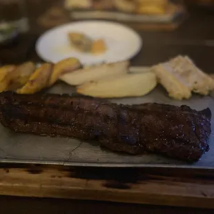 steak, food