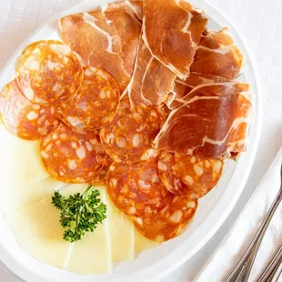 a plate of spanish food