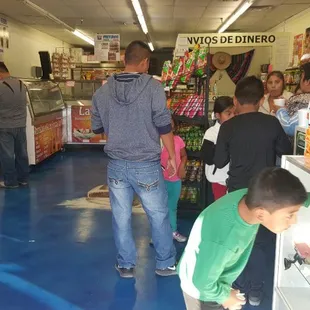 people shopping in a store