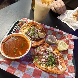 Las Tapias tacos (birria)