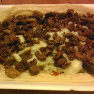 California Taco.  Basically like a chile relleno / taco smashup.  Amazingly delicious!