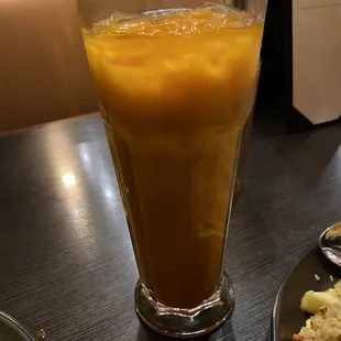 Sweetest Thai tea I&apos;ve had in my life, no bueno