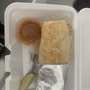Asada burrito