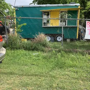 View of truck from Howard Lane